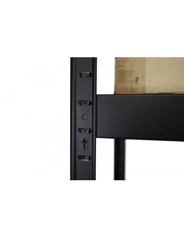 Elara - Regał metalowy ELARA 180x100x40 5p czarna - product 5