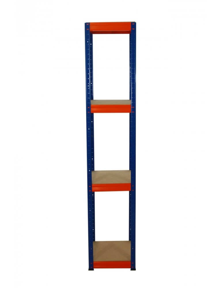 Helios Color Kwadrat - Regał metalowy Helios Color 180x30x30_4 - 175kg / na półkę, kolor: niebiesko-biały - product MODO24.PL 2