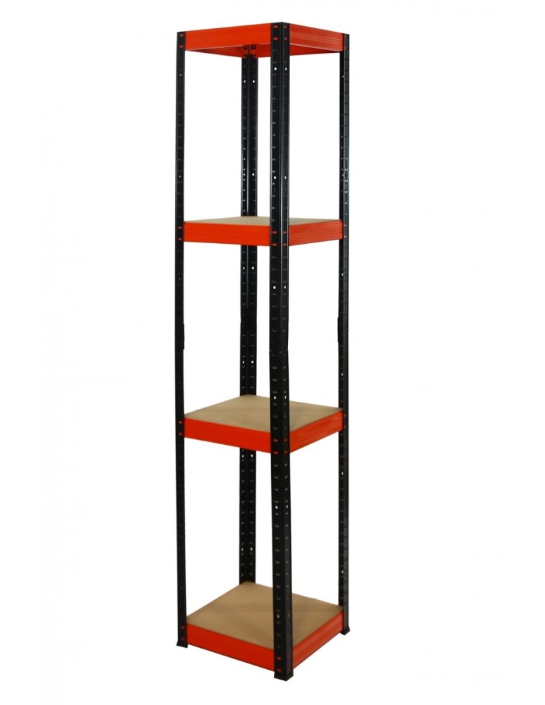 Helios Color Kwadrat - Regał metalowy Helios Color 180x30x30_4 - 175kg / na półkę, kolor: niebiesko-biały - product MODO24.PL 6