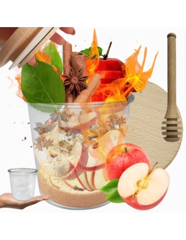 Słoiki WECK / drewniane wieko, nabierak słoik 580ml MOLD