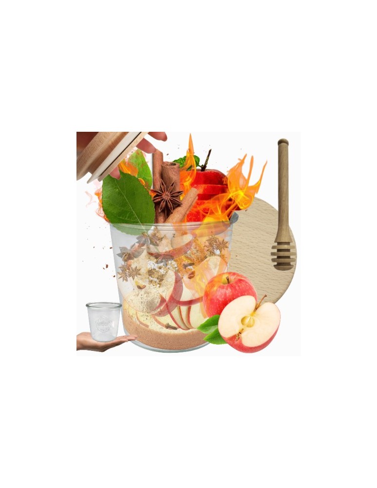 Słoiki i butelki - Słoiki WECK / drewniane wieko, nabierak słoik 580ml MOLD - produkt MODO24.PL 1