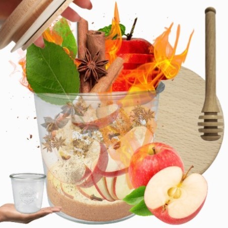 Słoiki WECK / drewniane wieko, nabierak słoik 580ml MOLD