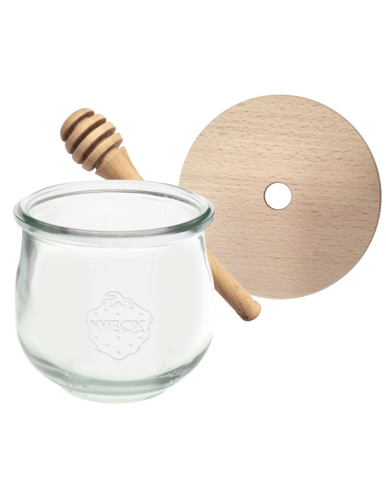 Słoiki weck - Słoik na miód WECK dozownik do miodu słoik do miodu z nabierakiem 580ml W5 - product MODO24.PL 2