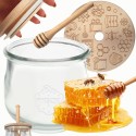 Słoik na miód WECK dozownik do miodu słoik do miodu z nabierakiem 580ml W4