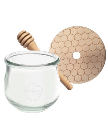 Słoik na miód WECK dozownik do miodu słoik do miodu z nabierakiem 580ml W3 - produkt 2