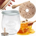 Słoik na miód WECK dozownik do miodu słoik do miodu z nabierakiem 220ml W1