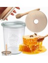 Słoik na miód WECK dozownik do miodu słoik do miodu z nabierakiem 160ml W5
