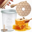 Słoik na miód WECK dozownik do miodu słoik do miodu z nabierakiem 160ml W3
