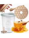 Słoik na miód WECK dozownik do miodu słoik do miodu z nabierakiem 160ml W3