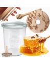 Słoik na miód WECK dozownik do miodu słoik do miodu z nabierakiem 160ml W2