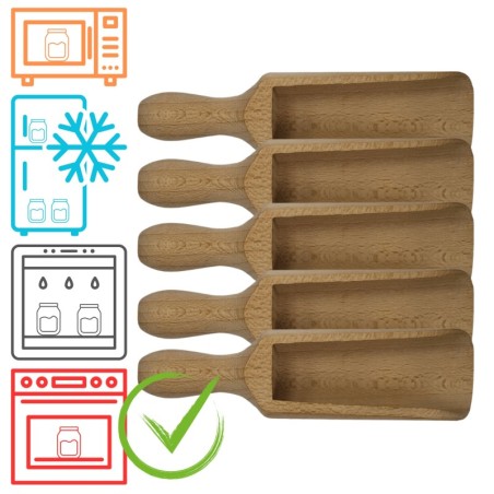 Słoiki WECK / miarka drewniana 11cm 5szt do SŁOIK WECK