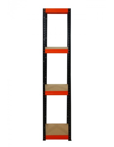 Regał metalowy Helios Color 180x35x35_4 - 175kg / na półkę, kolor: niebiesko-biały - product 2