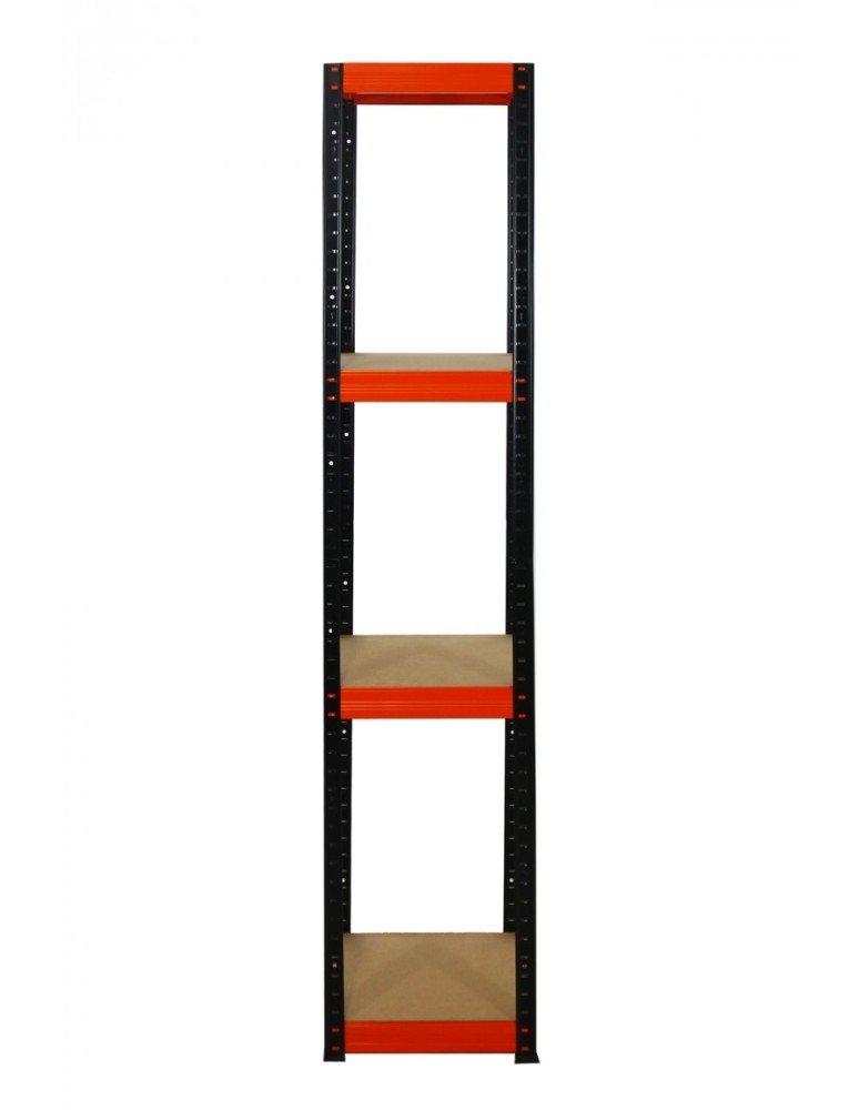 Helios Color Kwadrat - Regał metalowy Helios Color 180x35x35_4 - 175kg / na półkę, kolor: niebiesko-biały - product MODO24.PL 2