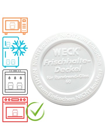 Słoiki WECK / plastikowe wieko 60mm do SŁOIK WECK