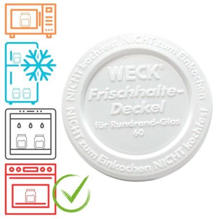 Słoiki WECK / plastikowe wieko 60mm do SŁOIK WECK