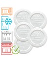 Słoiki WECK 5szt/ plastikowe wieko 60mm do SŁOIK WECK