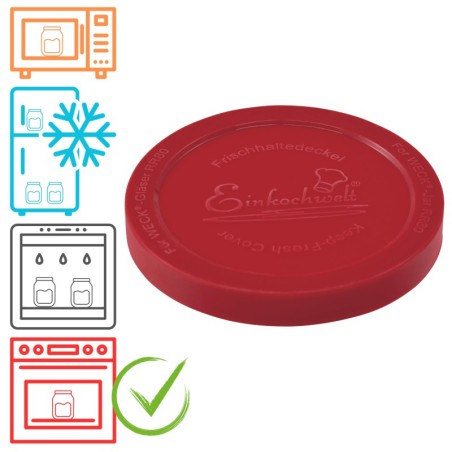 Słoiki WECK / silikonowe wieko 80mm do SŁOIK WECK