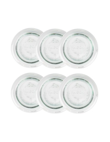 Słoiki WECK 6szt / szklane wieko 60mm do SŁOIK WECK - produkt 2