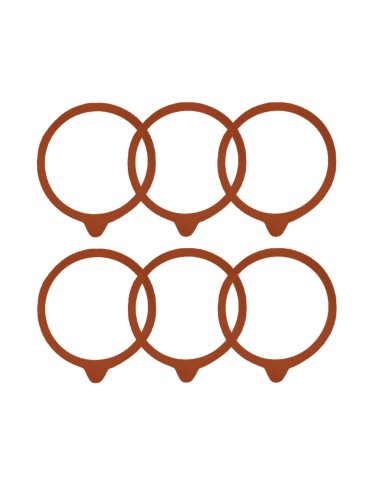 Słoiki WECK / uszczelki gumki 60mm 6szt do SŁOIK WECK - produkt 2