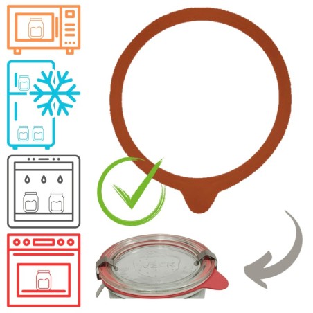 Słoiki WECK / uszczelka gumka 80mm 1szt do SŁOIK WECK