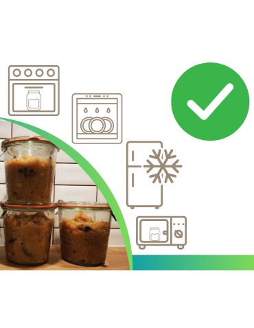 Słoiki weck - Blaszki zapinki spinki do słoika słoików WECK do szklanych wieczek 2 szt - product 4