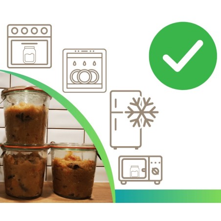 Blaszki zapinki spinki do słoika słoików WECK do szklanych wieczek 2 szt