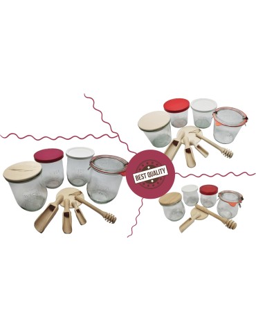 Słoiki weck - Blaszki zapinki spinki do słoika słoików WECK do szklanych wieczek 2 szt - product 7