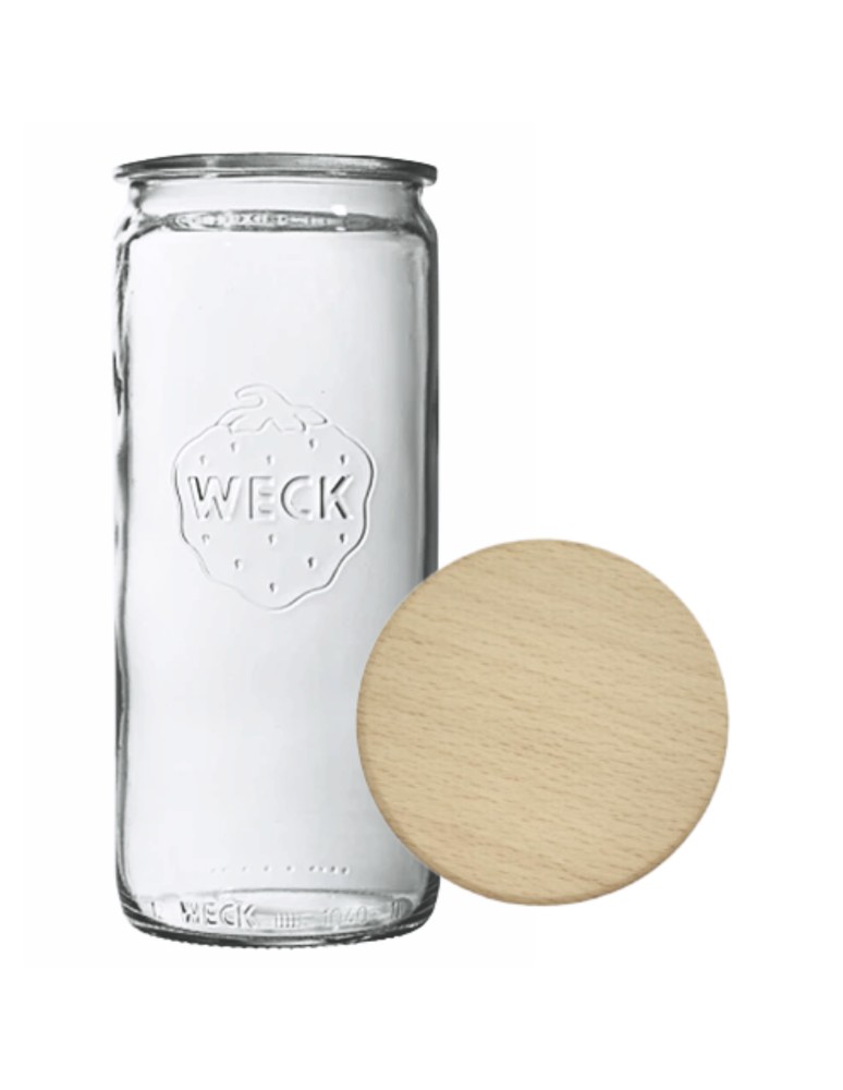Słoiki weck - Słoik Weck 1575 1,575l butelka MOLD żaroodporny drewniane wieko 1szt CYLINDER - product MODO24.PL 2