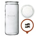 Słoik Weck 1575 1,575 wazon MOLD słoje słój zapinki wieko gumka 1szt CYLINDER