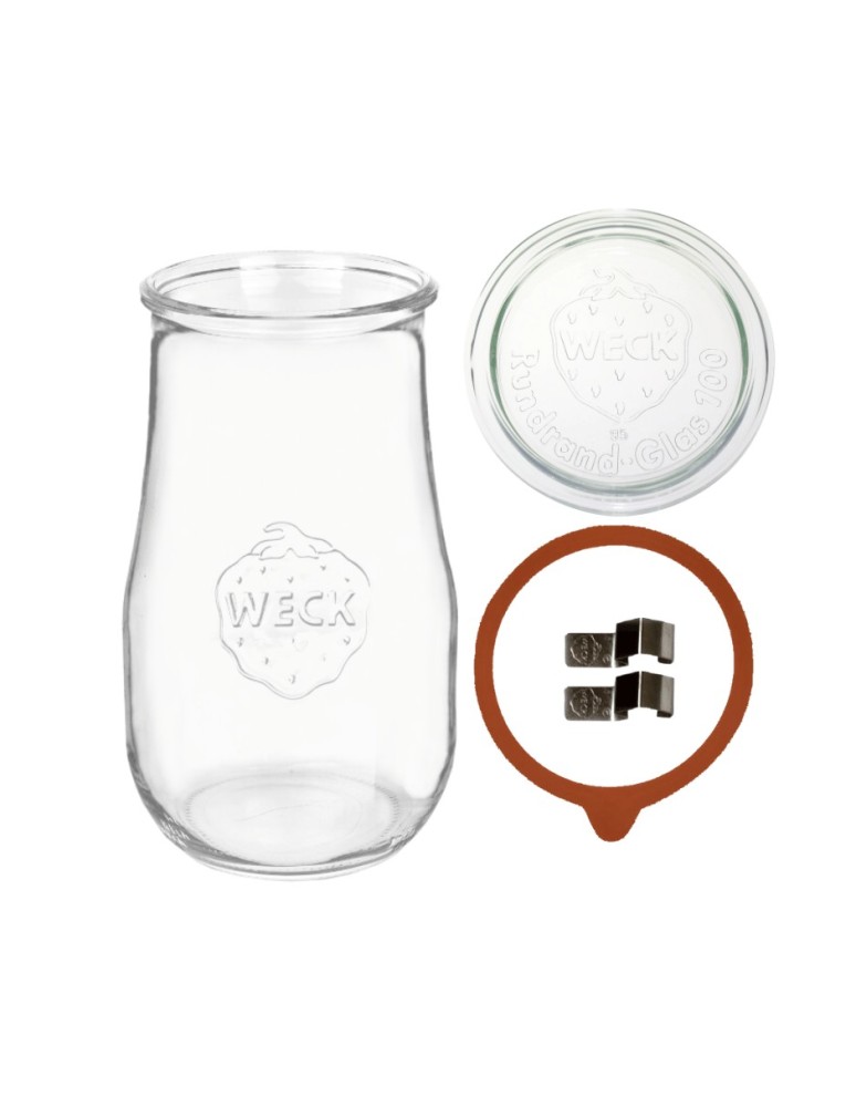 Słoiki weck - Słoik Weck 2,7l wazon TULIP żaroodporny zapinki wieko gumka 1szt 2700 słój - product MODO24.PL 2