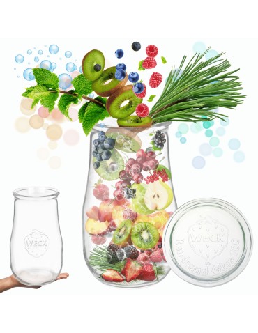 Słoik Weck 2,7l słoik wazon TULIP wieko szklane 1szt 2700 ml słój słoiki