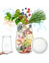 Słoik Weck 2,7l słoik wazon TULIP wieko szklane 1szt 2700 ml słój słoiki