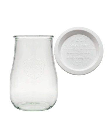 Słoik Weck 1750ml 1,75l wazon TULIP plastikowe wieko 1szt wek słoje słój - produkt 2