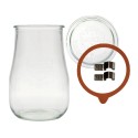 Słoik Weck 1,75l wazon TULIP zapinki wieko gumka 1szt do pieczenia 1750ml