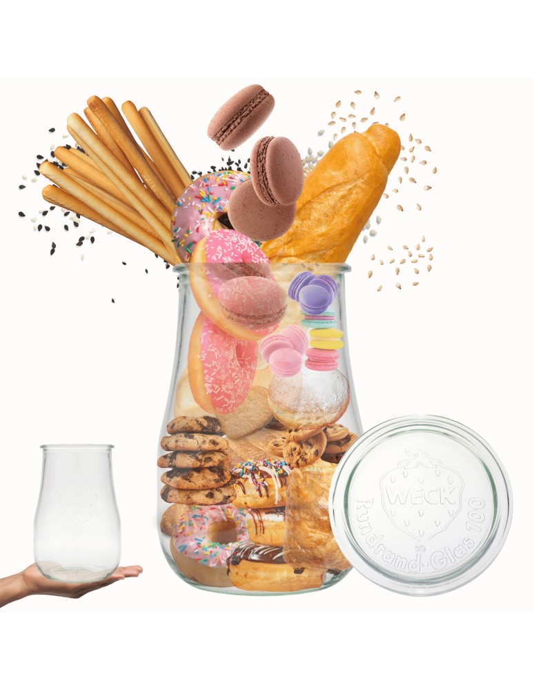 Słoiki weck - Słoik Weck 1,75l słoik wazon TULIP wieko szklane 1szt 1750ml słoje słój - produkt MODO24.PL 1