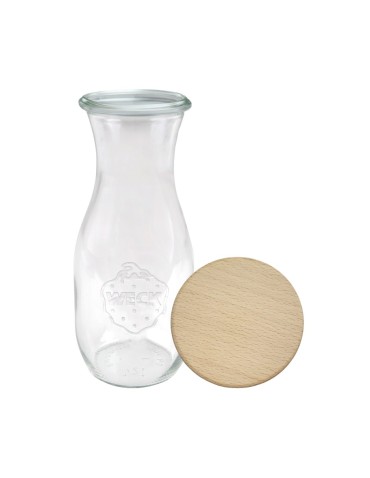 Słoiki WECK / drewniane wieko KARAFKA 1l 1062ml BUTELKA - produkt 2