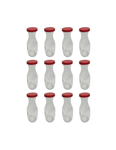 Słoiki i butelki - Słoiki WECK 12szt/ silikonowe wieko KARAFKA 1l 1062ml BUTELKA - product 12