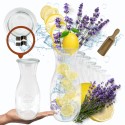 Słoiki WECK 12szt/ szklane wieko, miarka KARAFKA 1l 1062ml BUTELKA