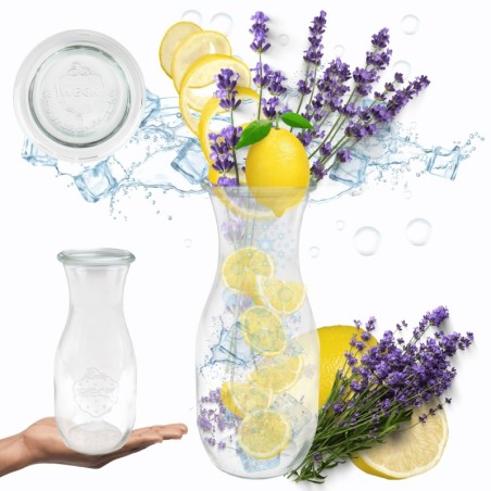 Słoiki WECK / szklane wieko KARAFKA 1l 1062ml BUTELKA