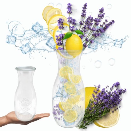 Słoiki WECK / żaroodporna KARAFKA 1l 1062ml BUTELKA