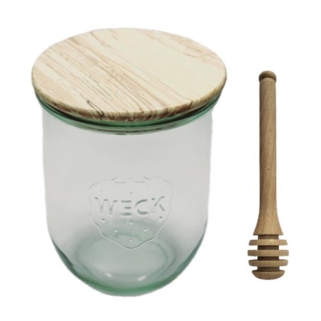Słoiki WECK / drewniane wieko, nabierak słoik 1l 1062ml TULIP