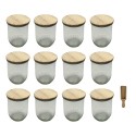 Słoiki WECK 12szt/ drewniane wieko, miarka słoik 1l 1062ml TULIP