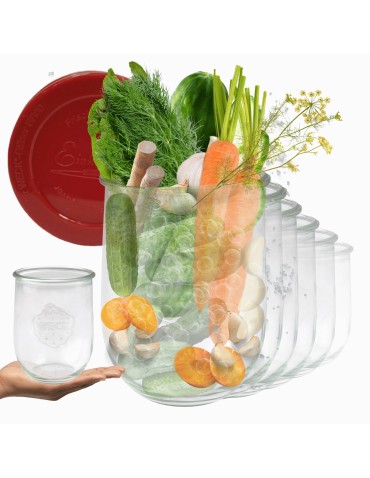 Słoiki WECK 12szt/ silikonowe wieko słoik 1l 1062ml TULIP