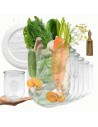Słoiki WECK 12szt/ plastikowe wieko, miarka słoik 1l 1062ml TULIP