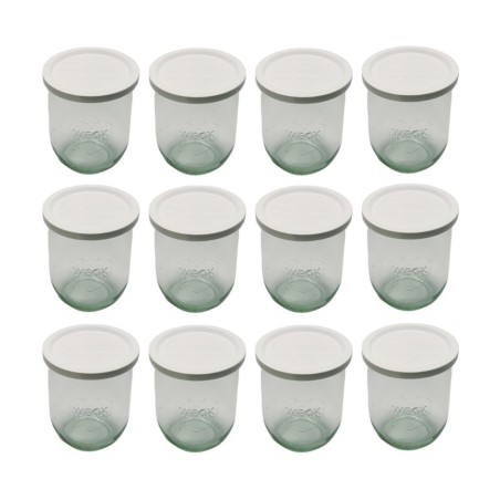 Słoiki WECK 12szt/ plastikowe wieko słoik 1l 1062ml TULIP