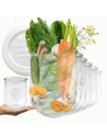 Słoiki WECK 6szt/ plastikowe wieko słoik 1l 1062ml TULIP