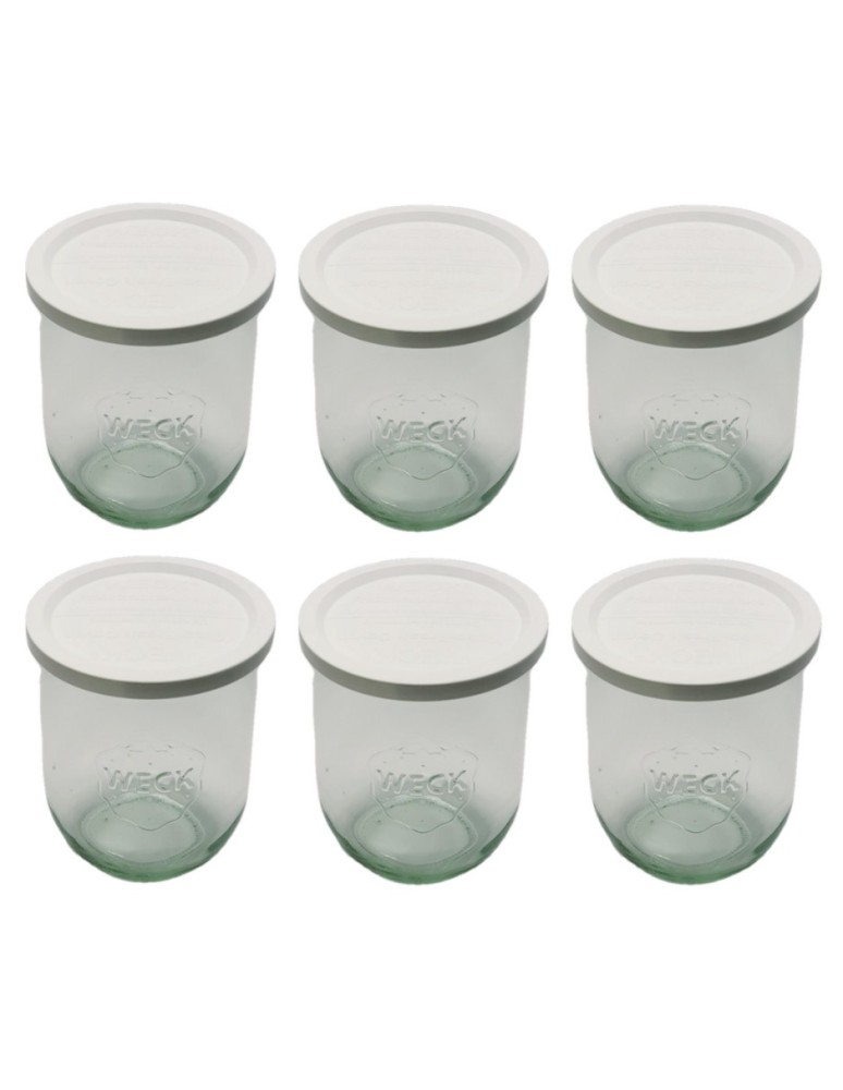 Słoiki i butelki - Słoiki WECK 6szt/ plastikowe wieko słoik 1l 1062ml TULIP - product MODO24.PL 2