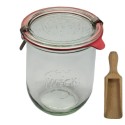 Słoiki WECK / szklane wieko, miarka słoik 1l 1062ml TULIP