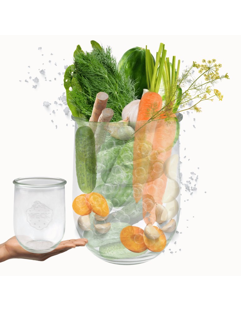 Słoiki i butelki - Słoiki WECK / żaroodporny słoik 1l 1062ml TULIP - product MODO24.PL 11