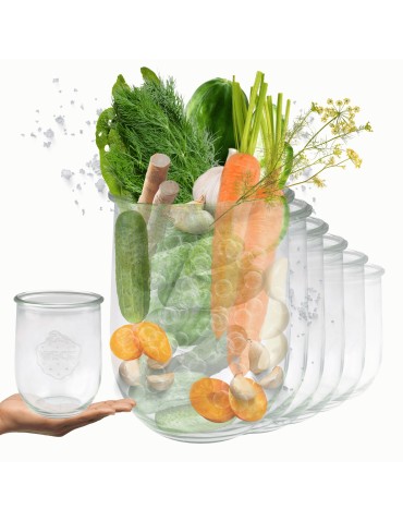 Słoiki WECK 12szt/ żaroodporny słoik 1l 1062ml TULIP